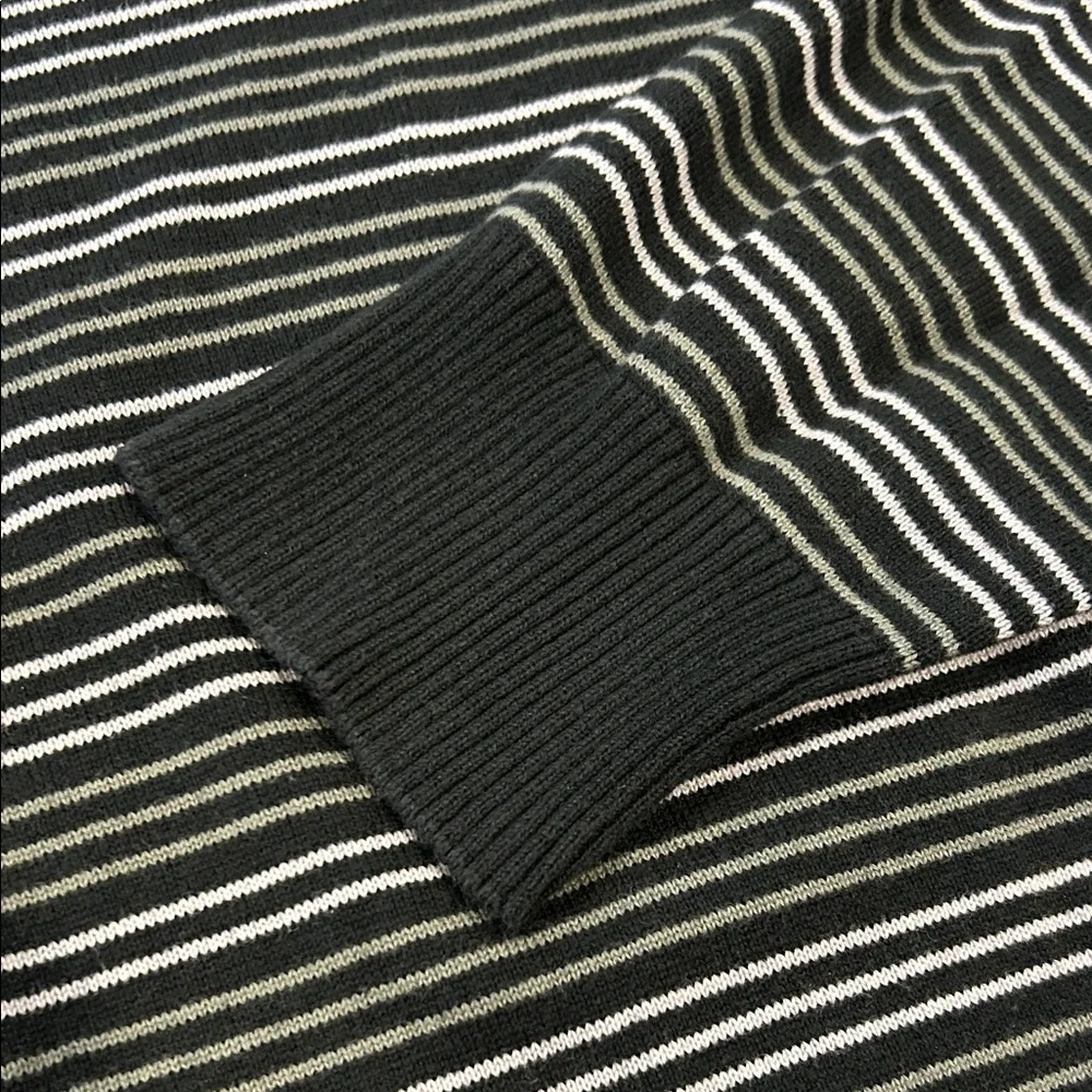 Original Penguin Black and Pale Pink Striped Sweater - Picture 4 of 4